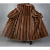 #9999 CHOCOLATE MINK COAT 2XL