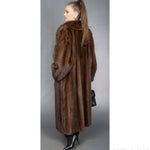 #9999 CHOCOLATE MINK COAT 2XL